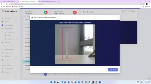 Edge Impulse Labeling Queue