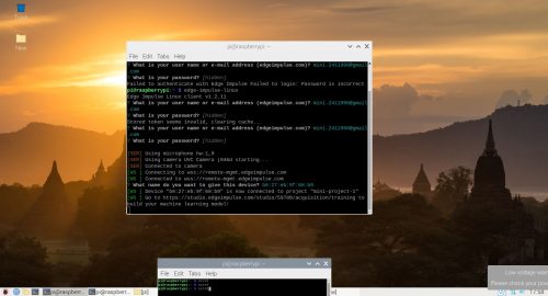 Edge Impulse Raspberry Pi cam