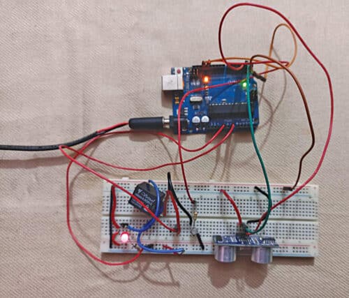 Author’s prototype on a breadboard