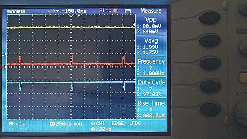 Supercapacitor Power Supply Waveform