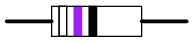 White-Violet-Black Resistor Color Code