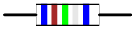 Blue-Brown-Green-Silver-Blue Resistor Color Code