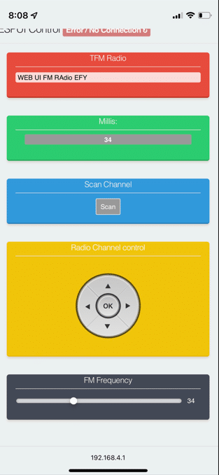 Digital FM Radio Receiver UI Design